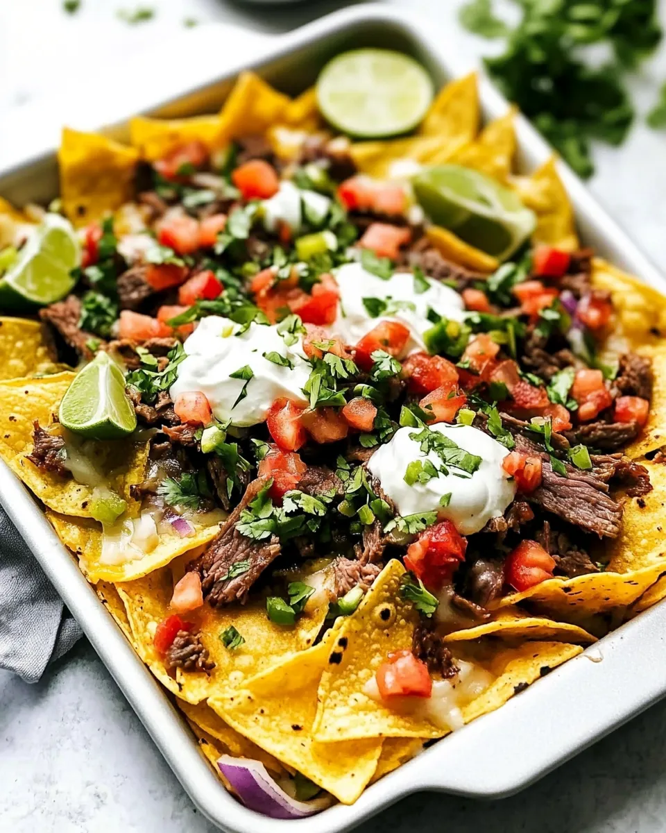 Classic Easy Carne Asada Nachos image