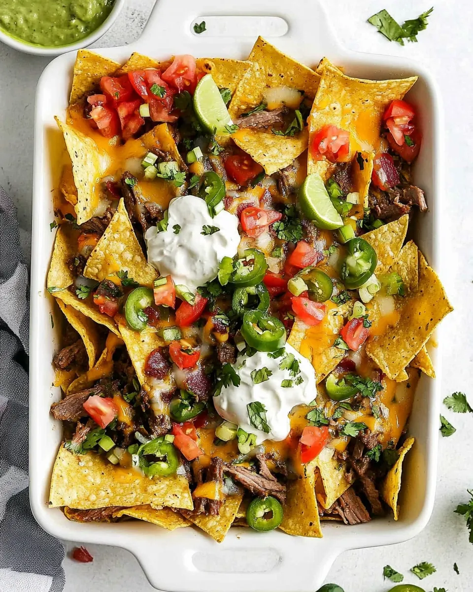 Delicious Easy Carne Asada Nachos recipe photo