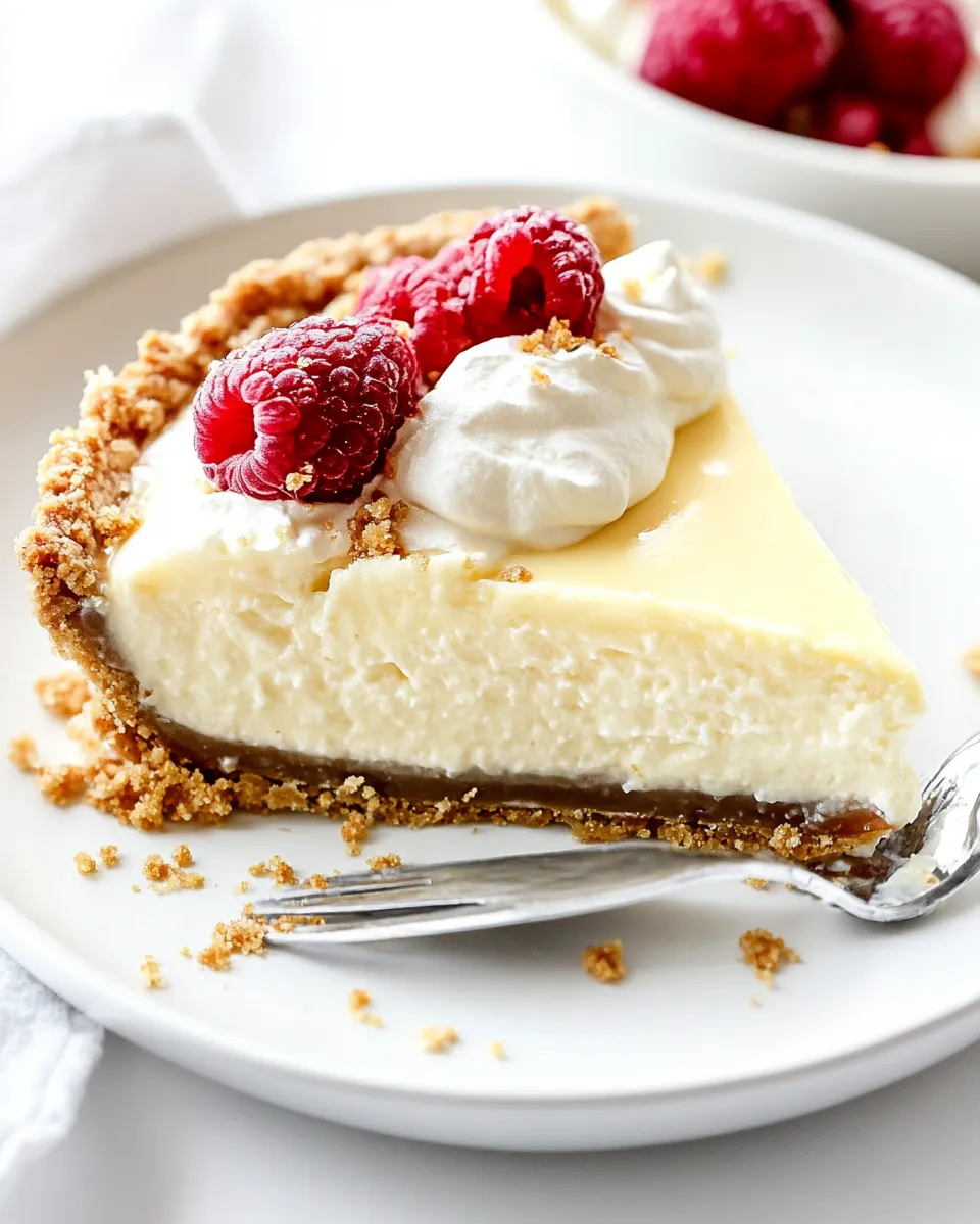 Delicious Easy Cheesecake Pie Recipe shot