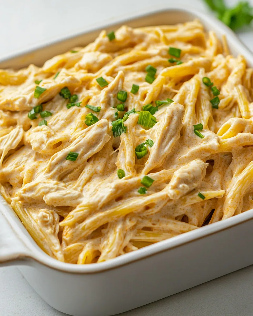 Classic Easy Cheesy Buffalo Chicken Pasta image