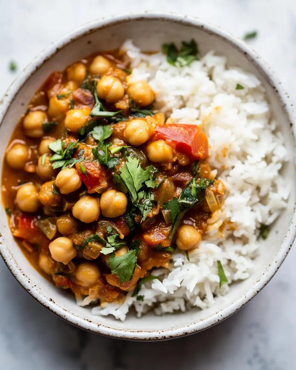 Homemade Easy Chickpea Coconut Curry photo