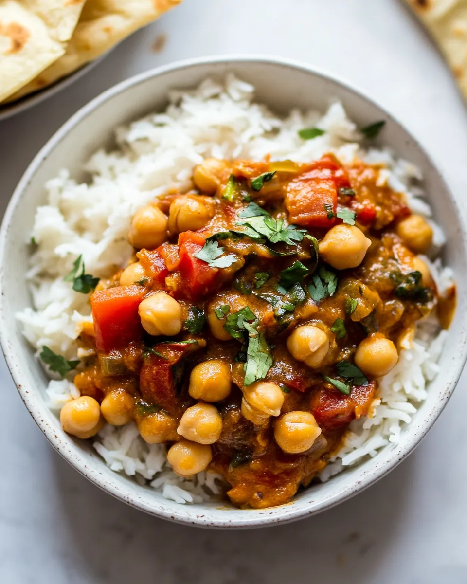 Classic Easy Chickpea Coconut Curry image