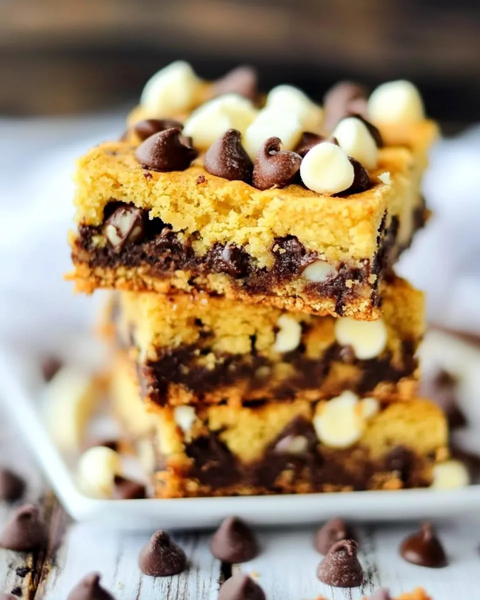 Quick Easy Cookie Bars shot