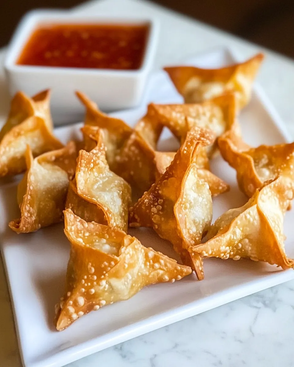 Homemade Easy Cream Cheese Wontons photo