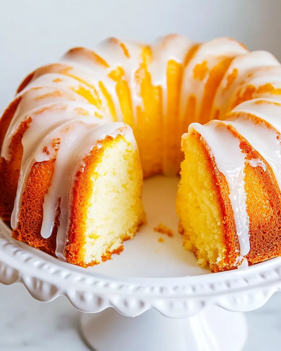 Homemade Easy Glazed Pound Cake photo