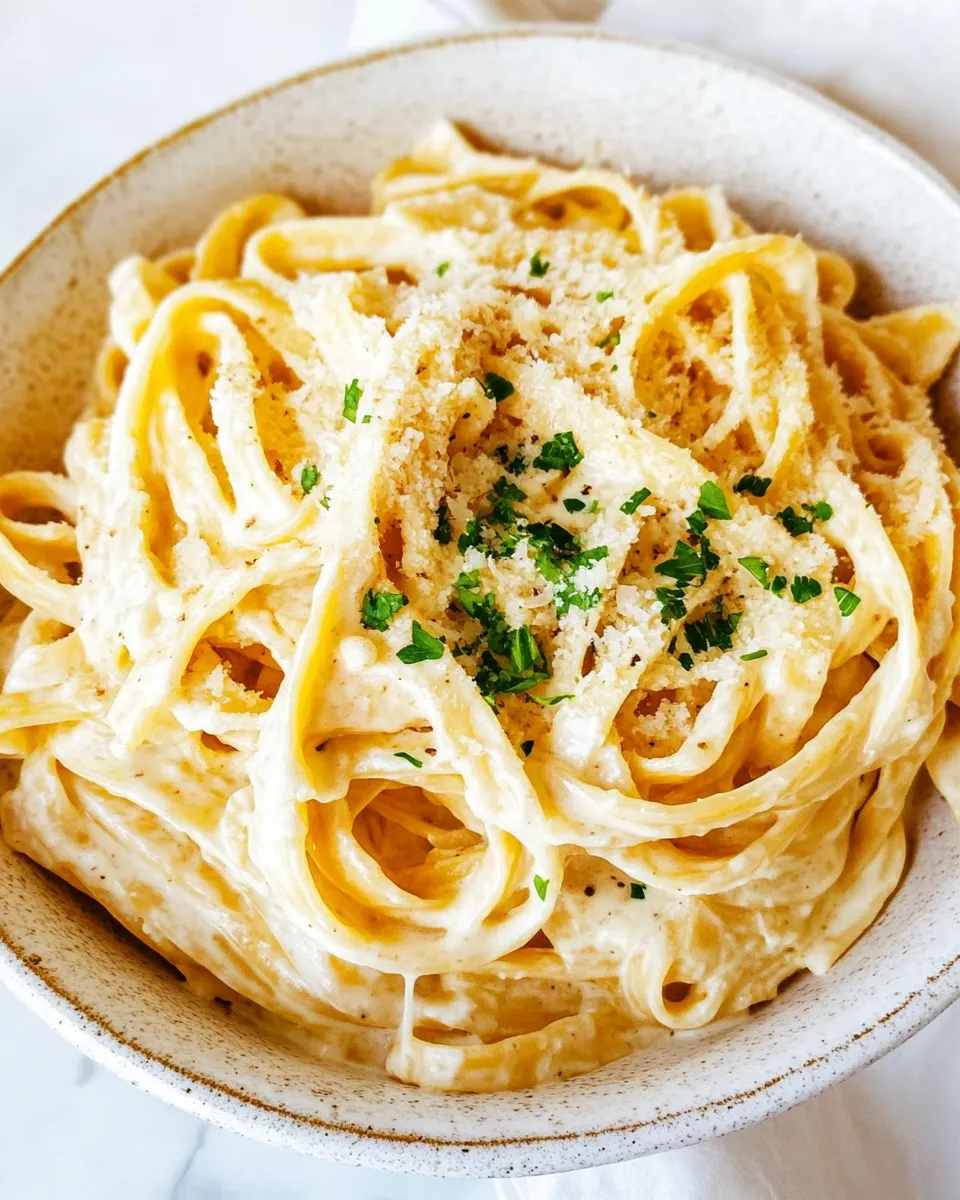 Classic Easy Homemade Fettuccine Alfredo image