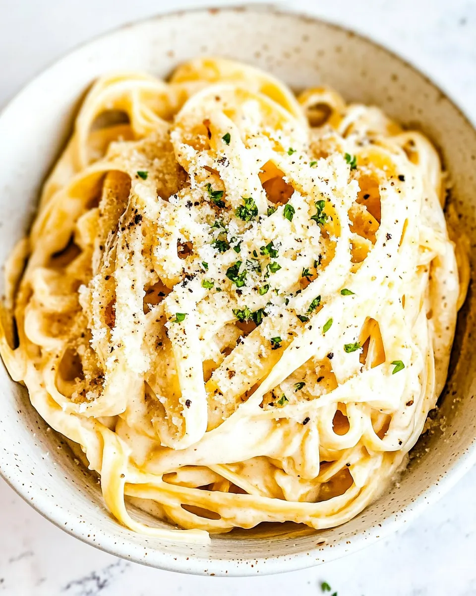 Delicious Easy Homemade Fettuccine Alfredo recipe photo