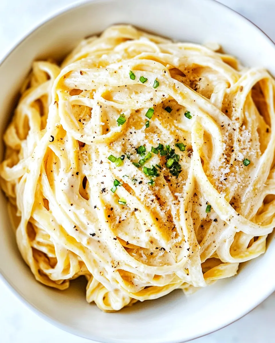 Quick Easy Homemade Fettuccine Alfredo shot