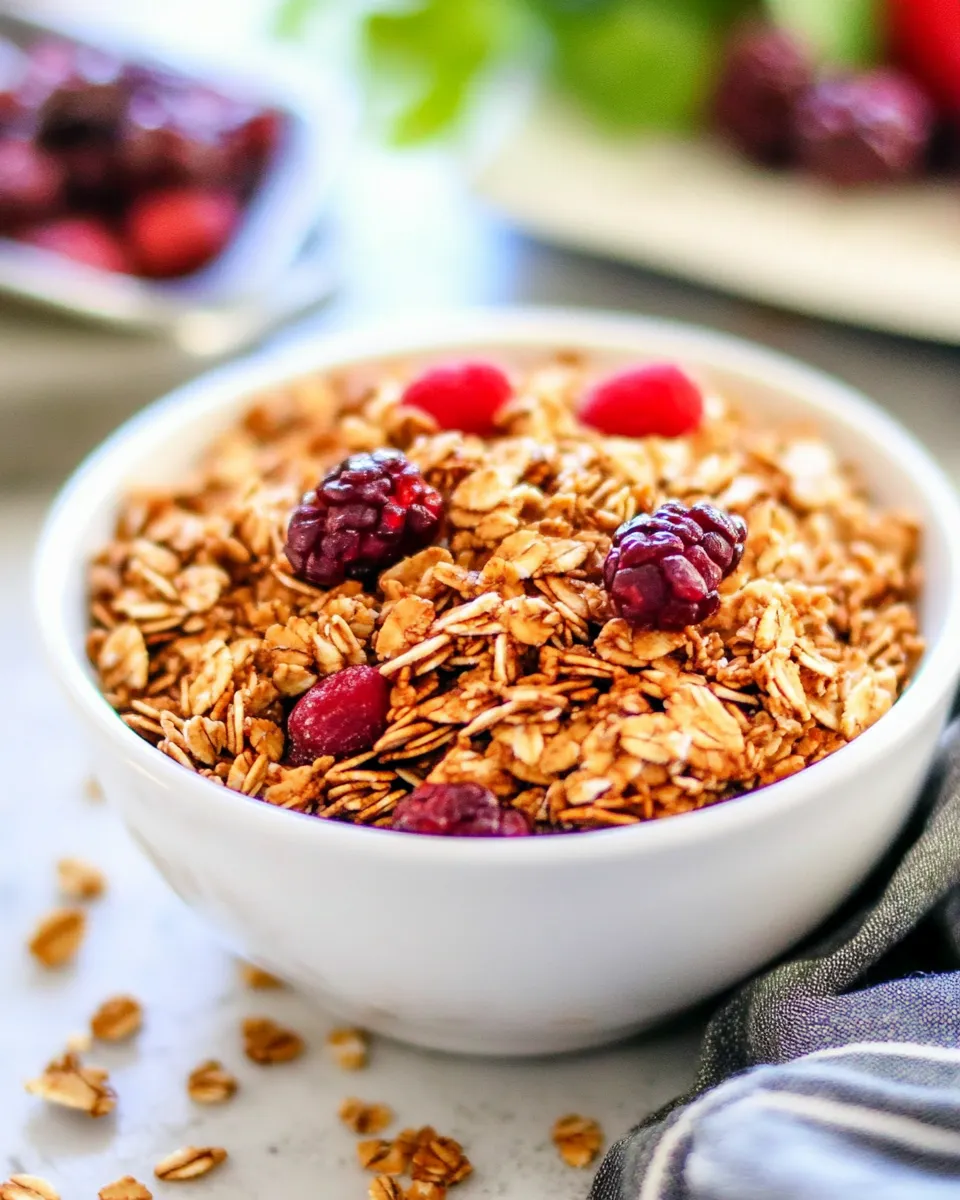 Classic Easy Homemade Granola image