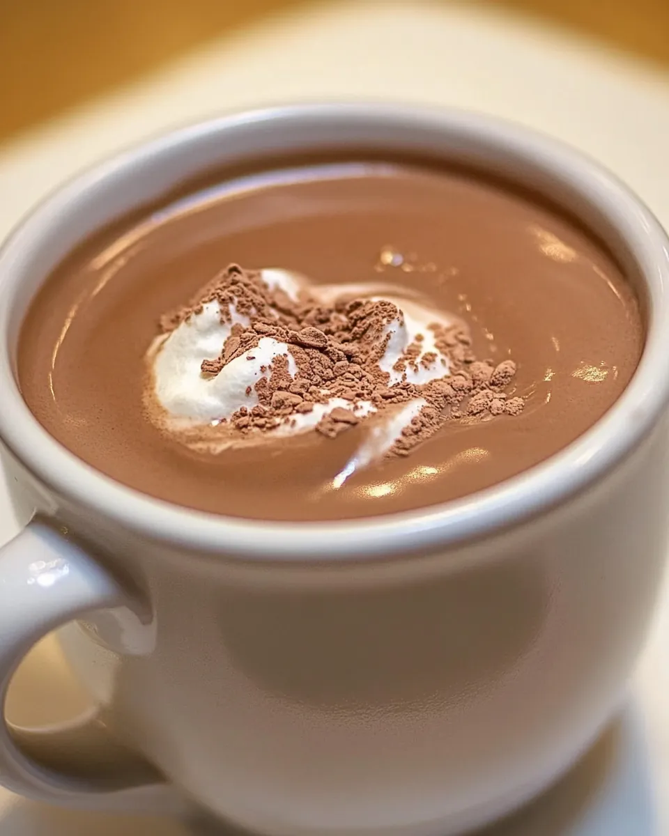 Delicious Easy Hot Chocolate recipe photo