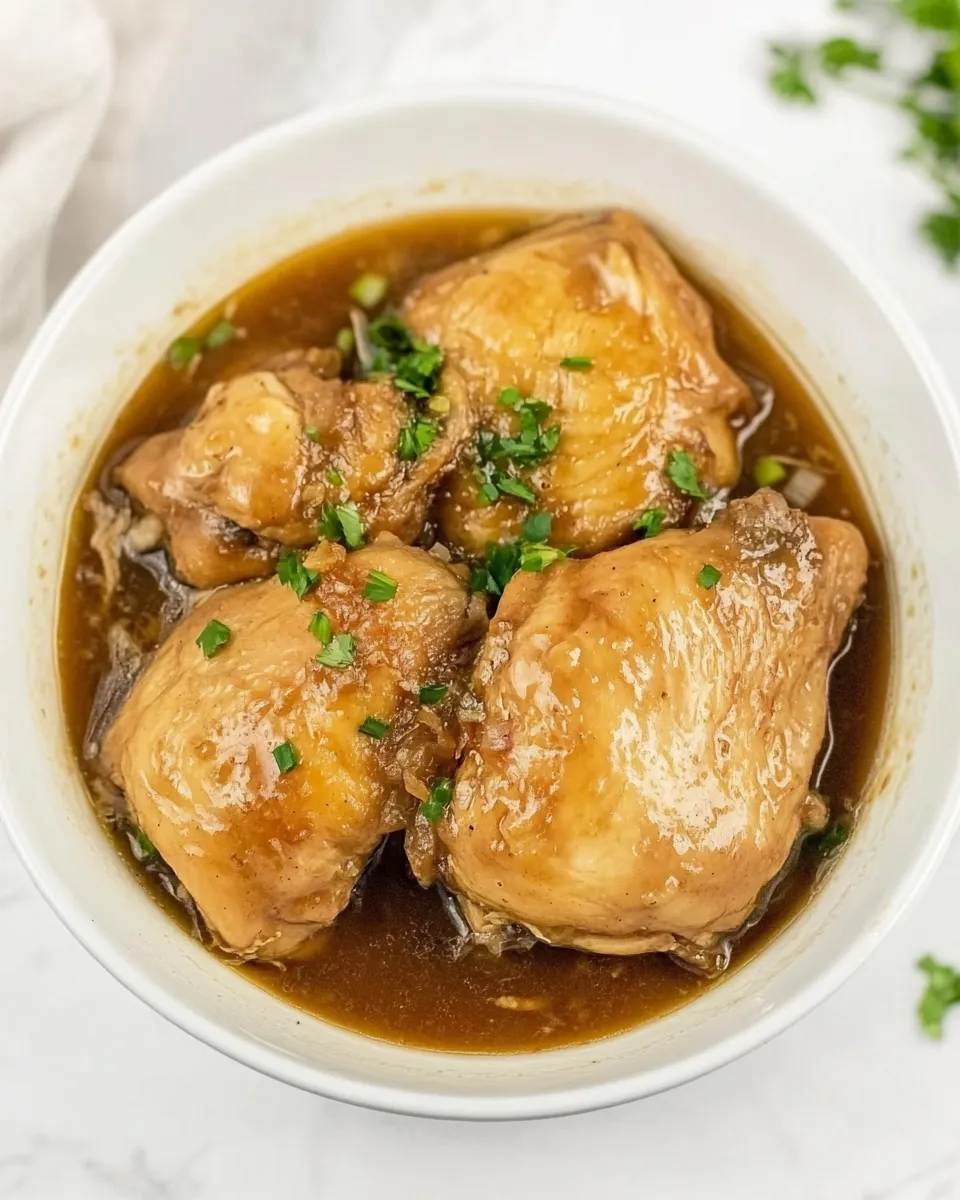 Delicious Easy Instant Pot Chicken Adobo Recipe shot