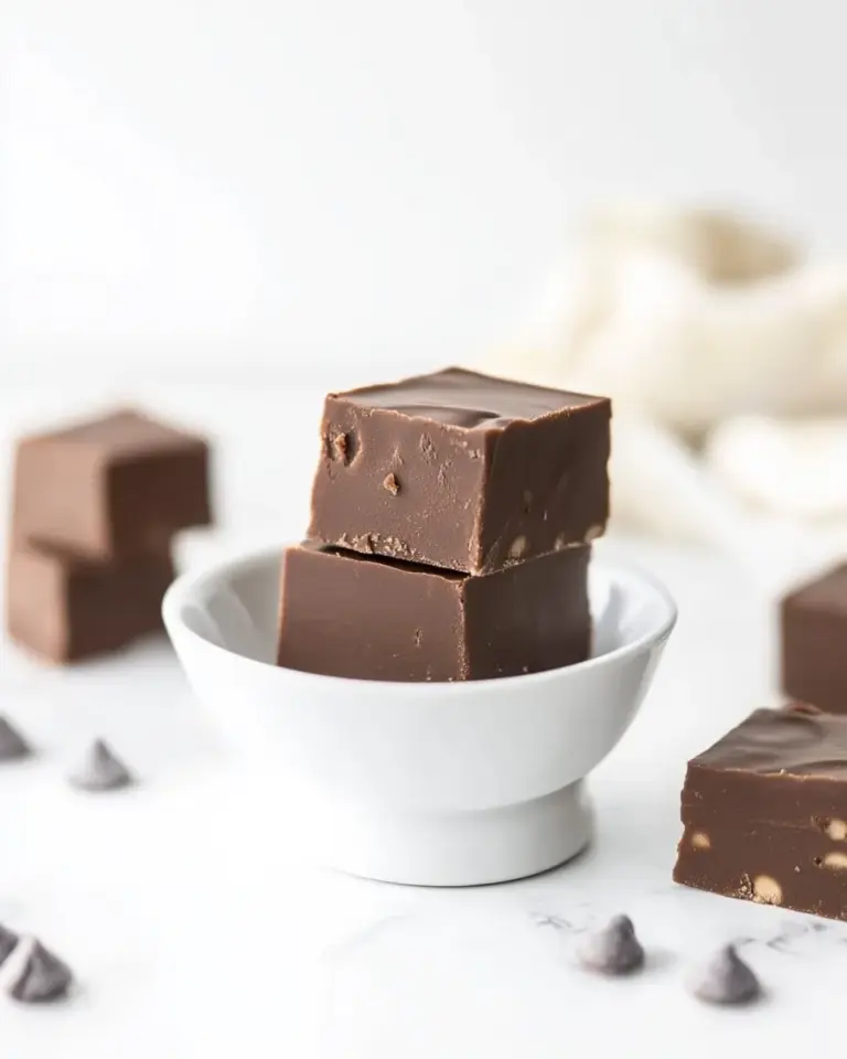 Homemade Easy Microwave Fudge Recipe photo