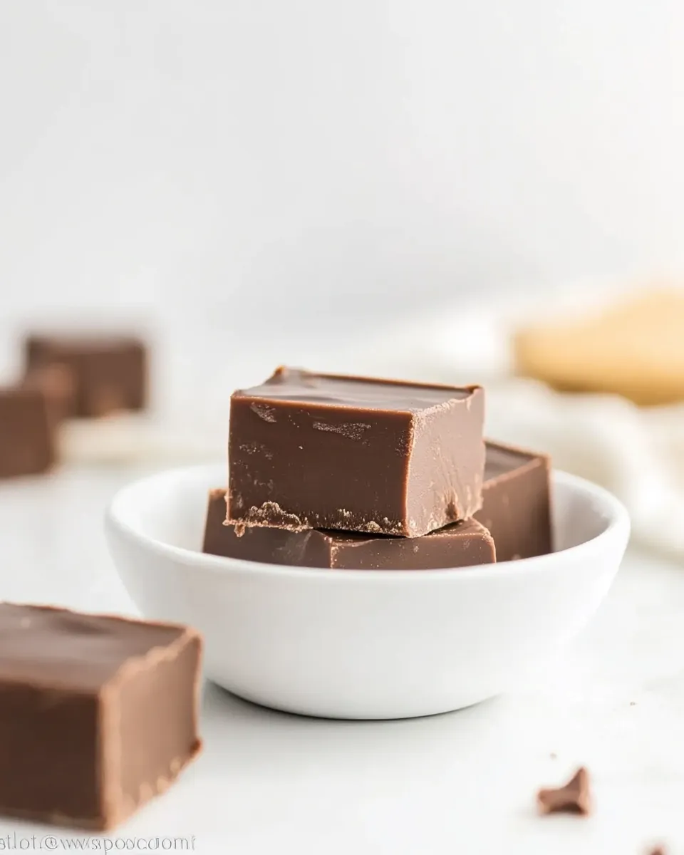 Quick Easy Microwave Fudge Recipe recipe photo