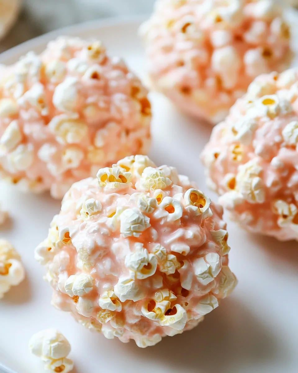 Quick Easy Popcorn Balls shot