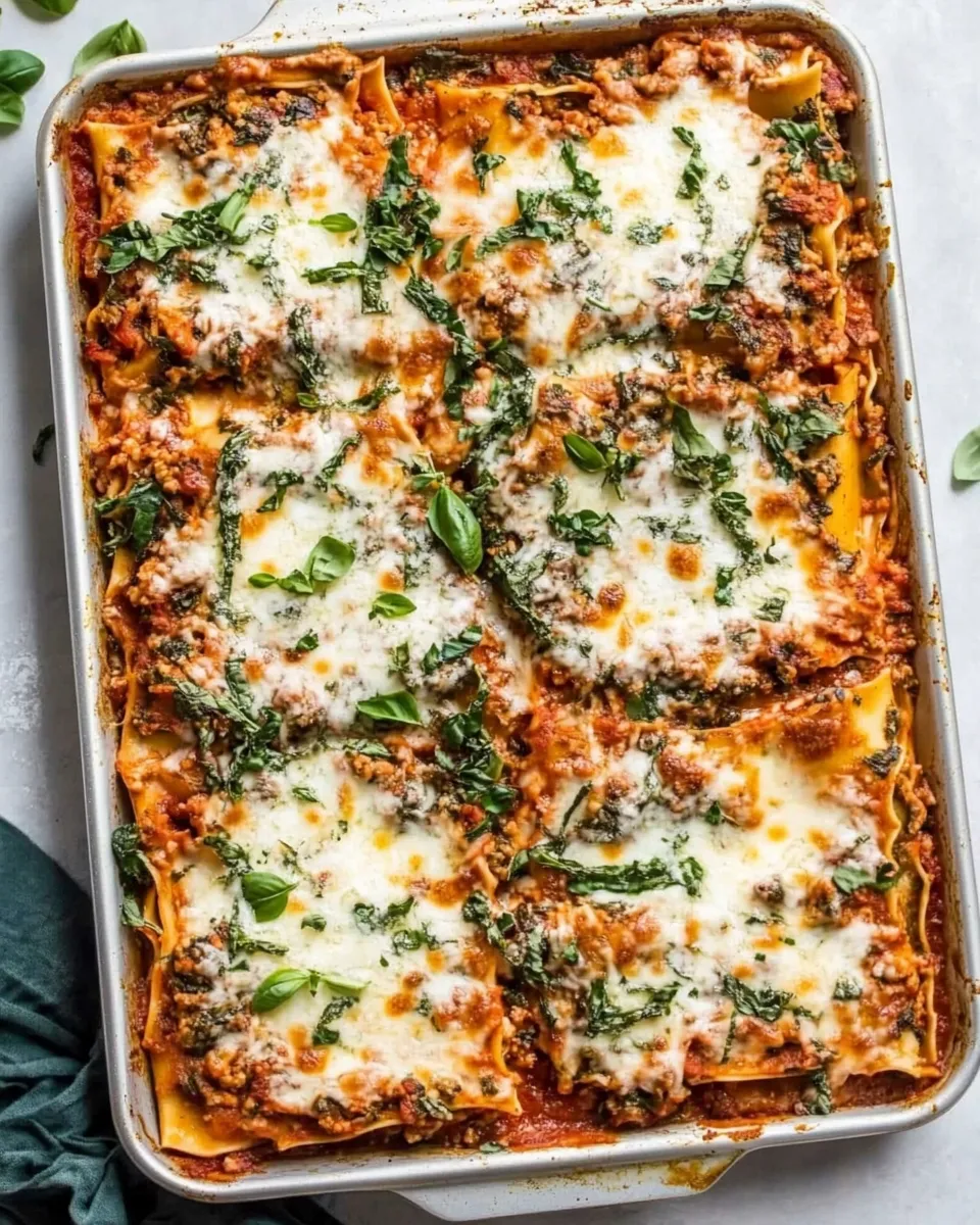 Homemade Easy Sheet Pan Lasagna photo