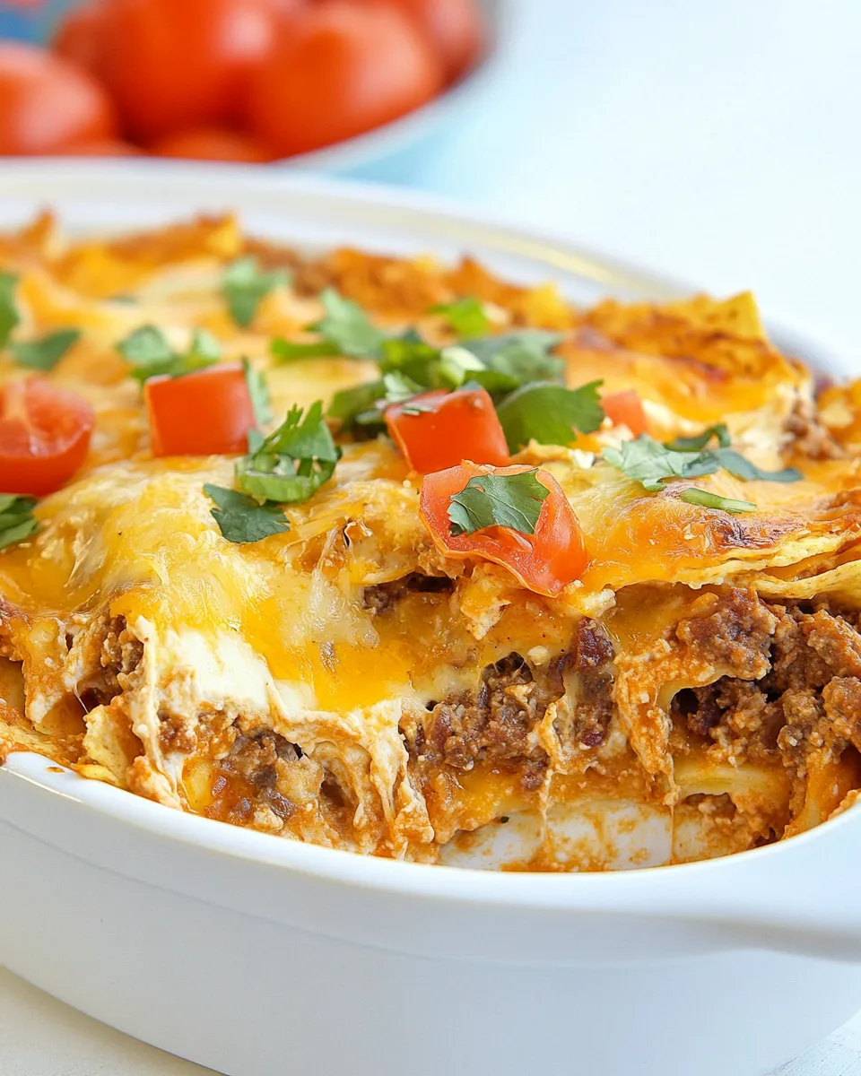 Classic Easy Taco Casserole: All Your Favorite Taco Flavors In One Dish image