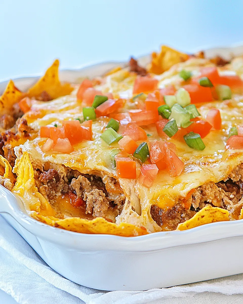 Quick Easy Taco Casserole: All Your Favorite Taco Flavors In One Dish shot