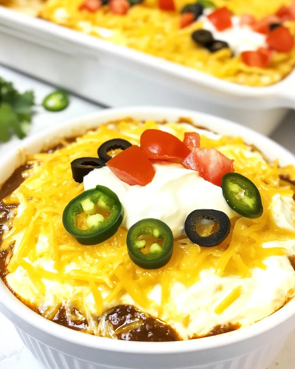 Delicious Easy Taco Dip (5-Ingredients) shot