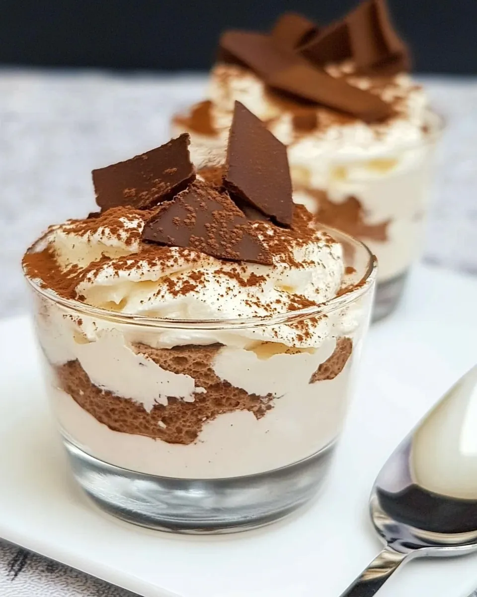 Quick Easy Tiramisu Mousse shot