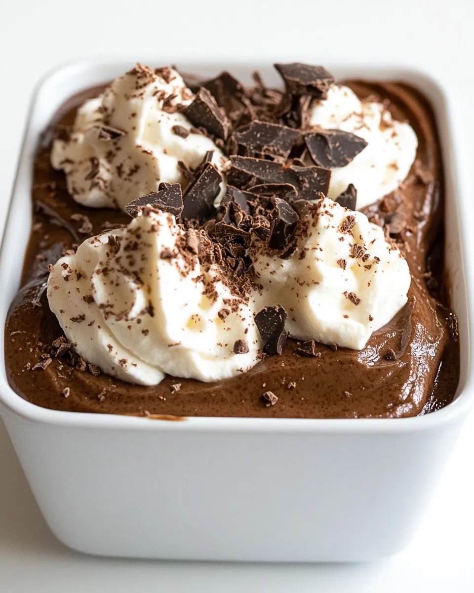 Classic Easy Tofu Chocolate Mousse image
