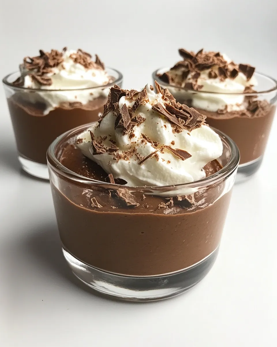 Delicious Easy Tofu Chocolate Mousse recipe photo