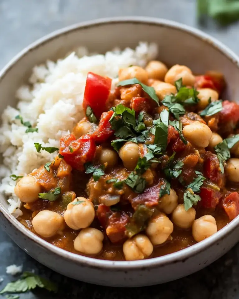 Homemade Easy Vegan Cauliflower Chickpea Curry recipe photo