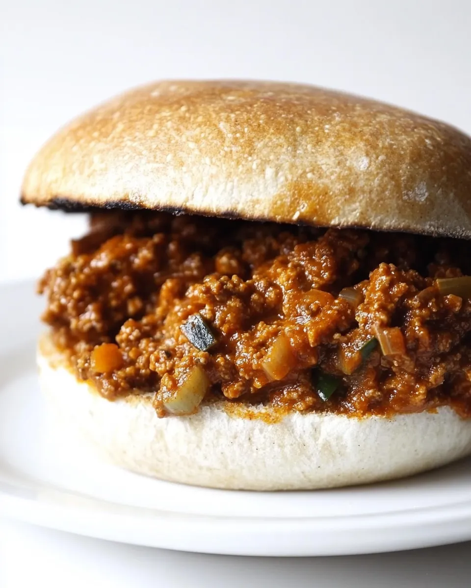 Classic Easy Vegetarian Sloppy Joes image