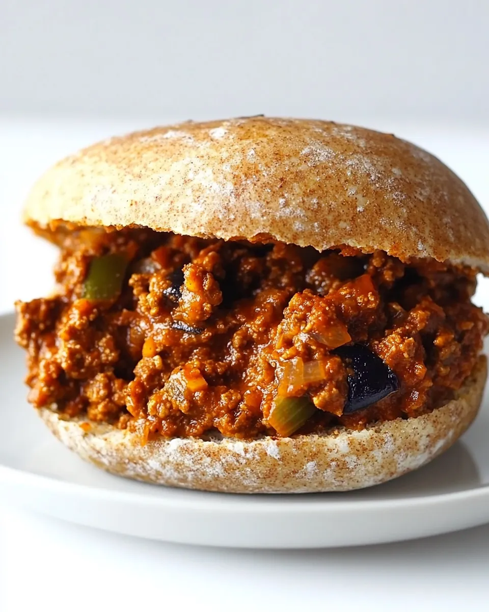 Quick Easy Vegetarian Sloppy Joes shot