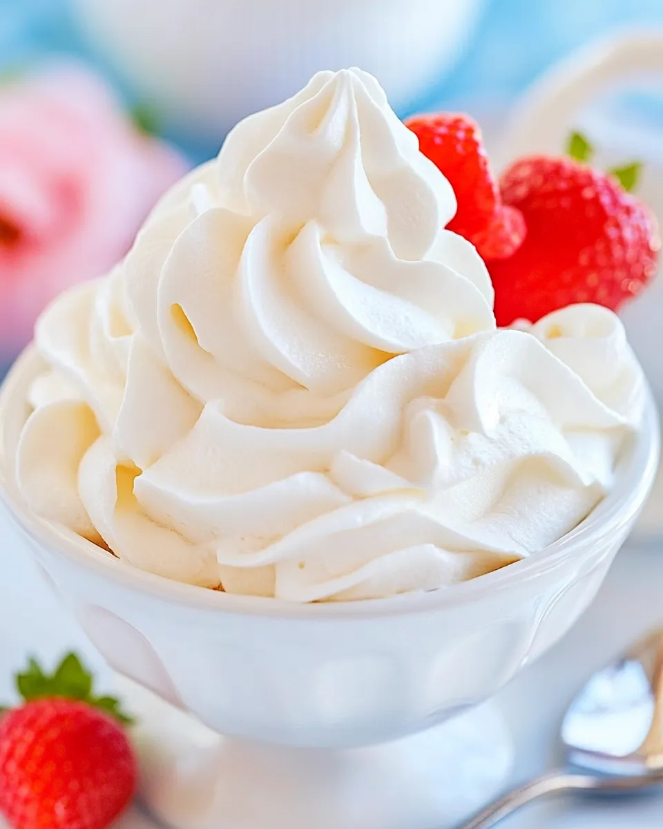 Delicious Easy Whipped Cream Recipe shot