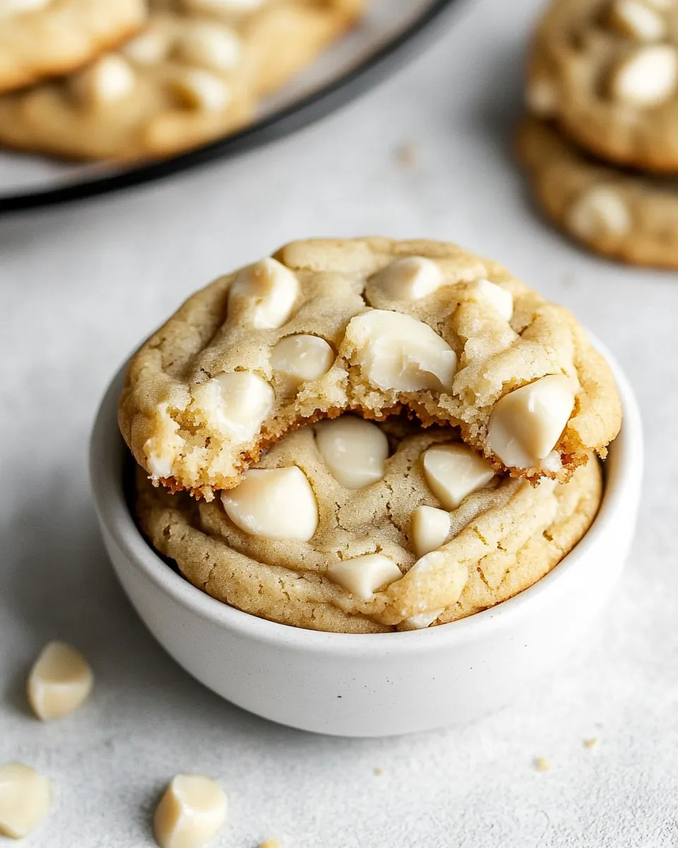 Homemade Easy White Chocolate Macadamia Nut Cookies photo