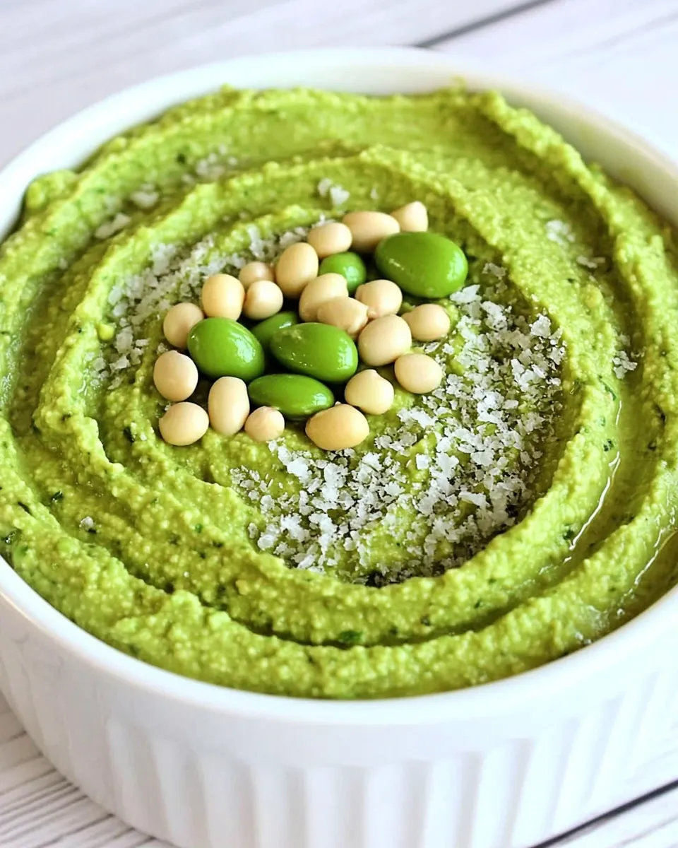 Classic Edamame Basil Hummus image