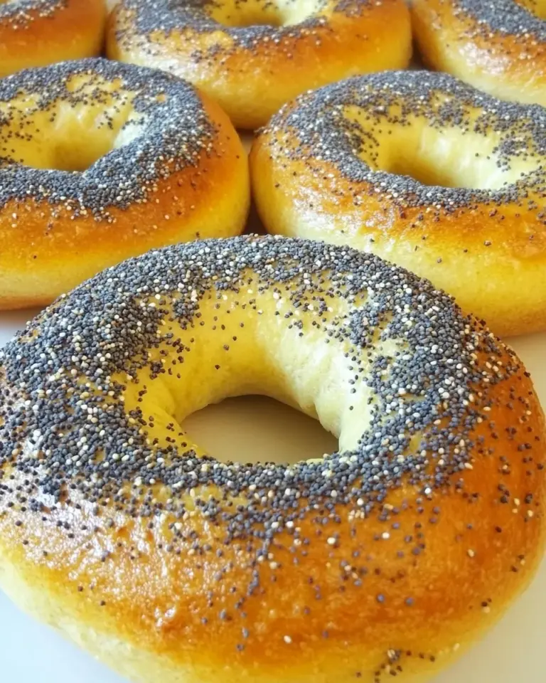 Homemade Egg Bagels recipe image