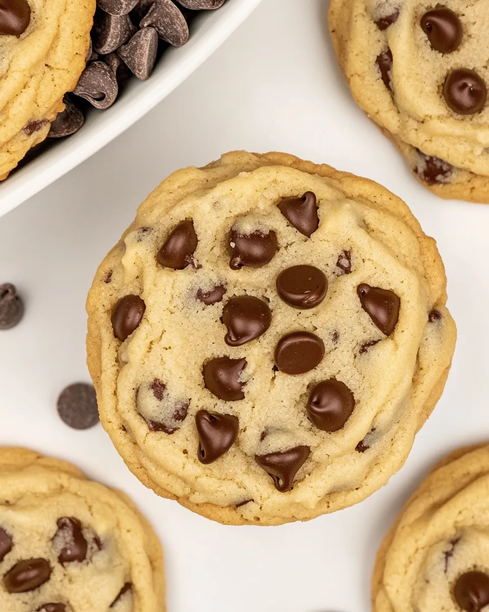 Classic Eggless Chocolate Chip Cookies image