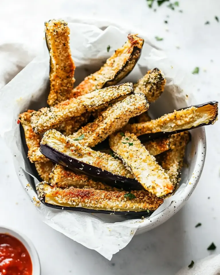 Homemade Eggplant Sticks (Baked or Air Fryer) photo