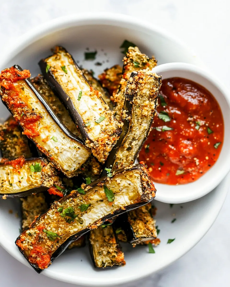 Easy Eggplant Sticks (Baked or Air Fryer) recipe photo
