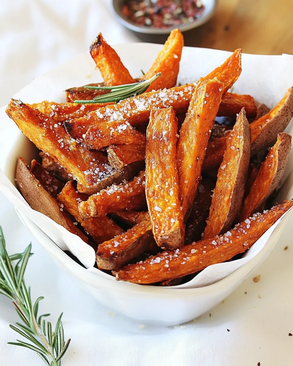 Classic Extra Crispy Rosemary and Sea Salt Sweet Potato Fries image