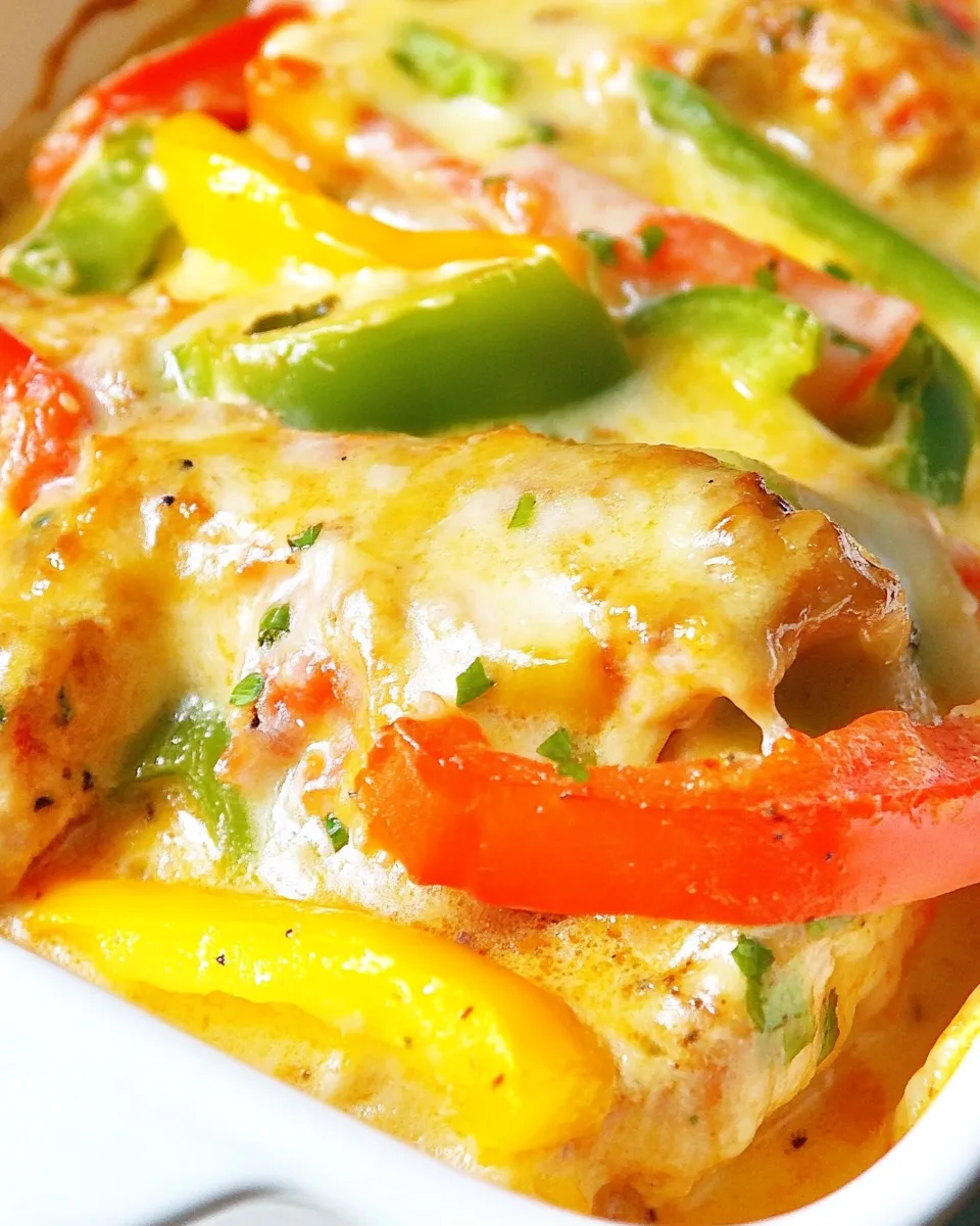 Delicious Fajita Chicken Bake image