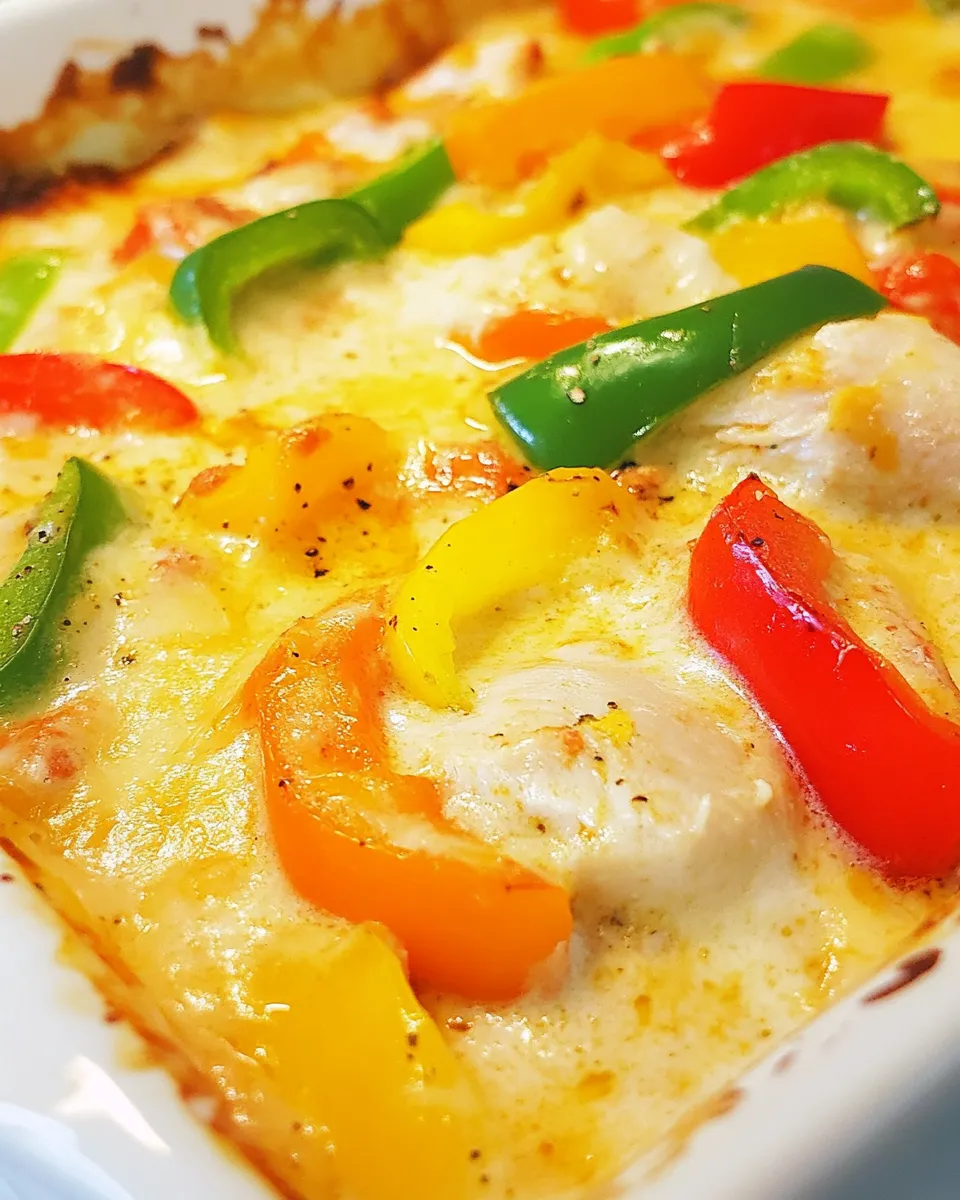 Homemade Fajita Chicken Bake recipe photo