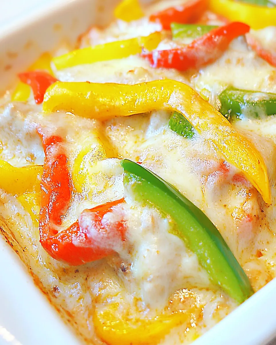 Quick Fajita Chicken Bake shot
