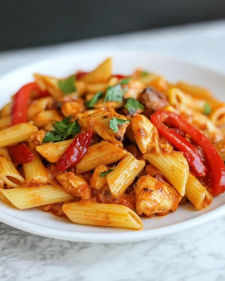 Easy Fajita Chicken and Enchilada Pasta photo