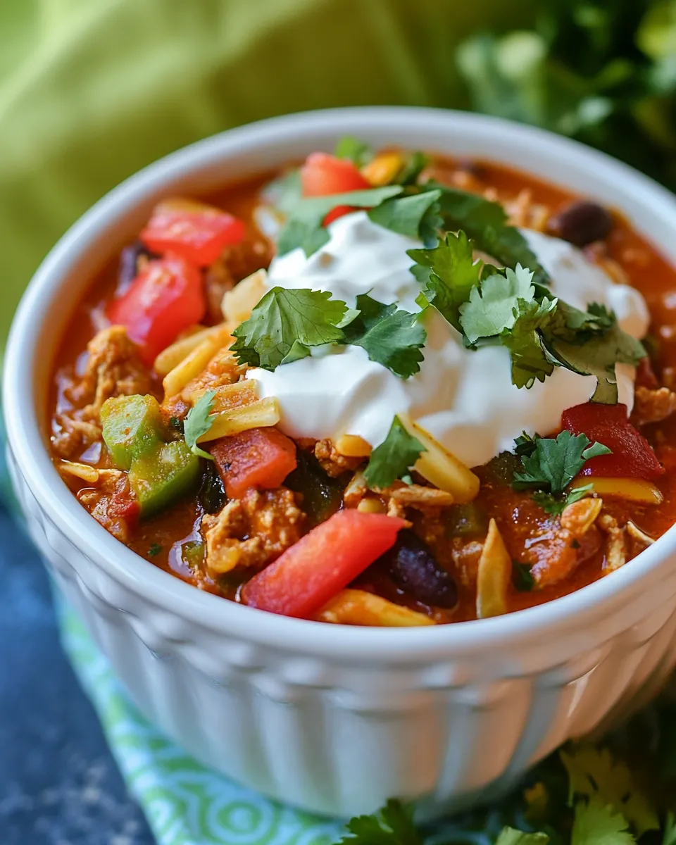 Delicious Fajita Chili shot