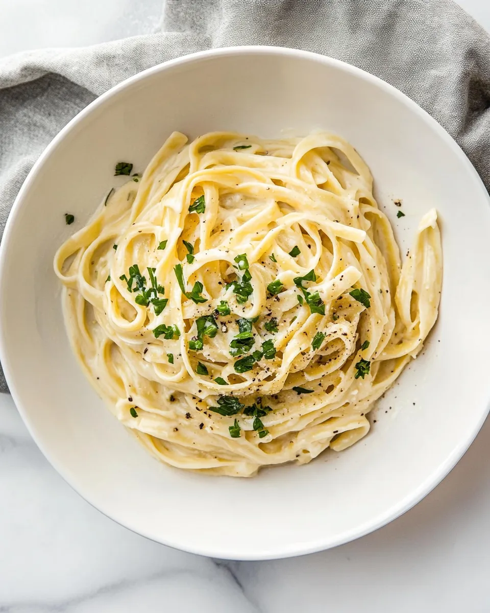 Homemade Fettuccine Alfredo photo