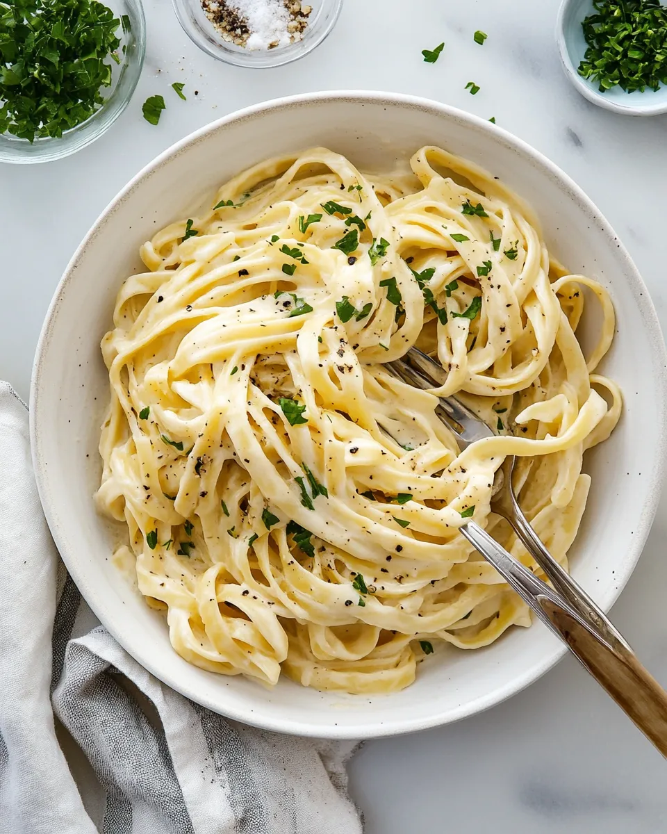 Classic Fettuccine Alfredo image