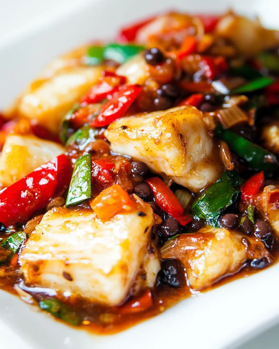 Classic Fish with Black Bean Sauce image