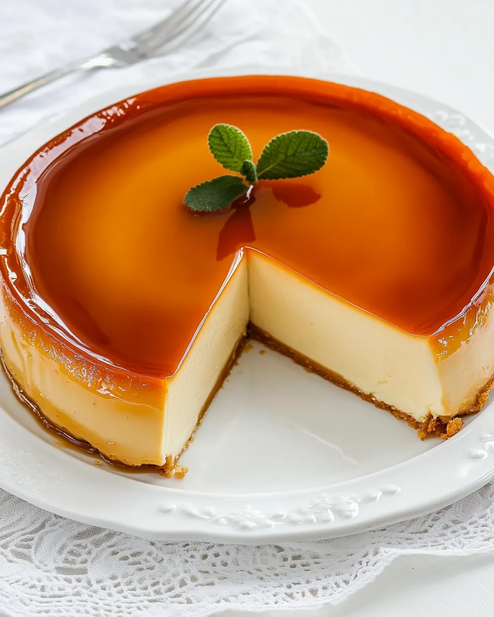 Easy Flan recipe photo