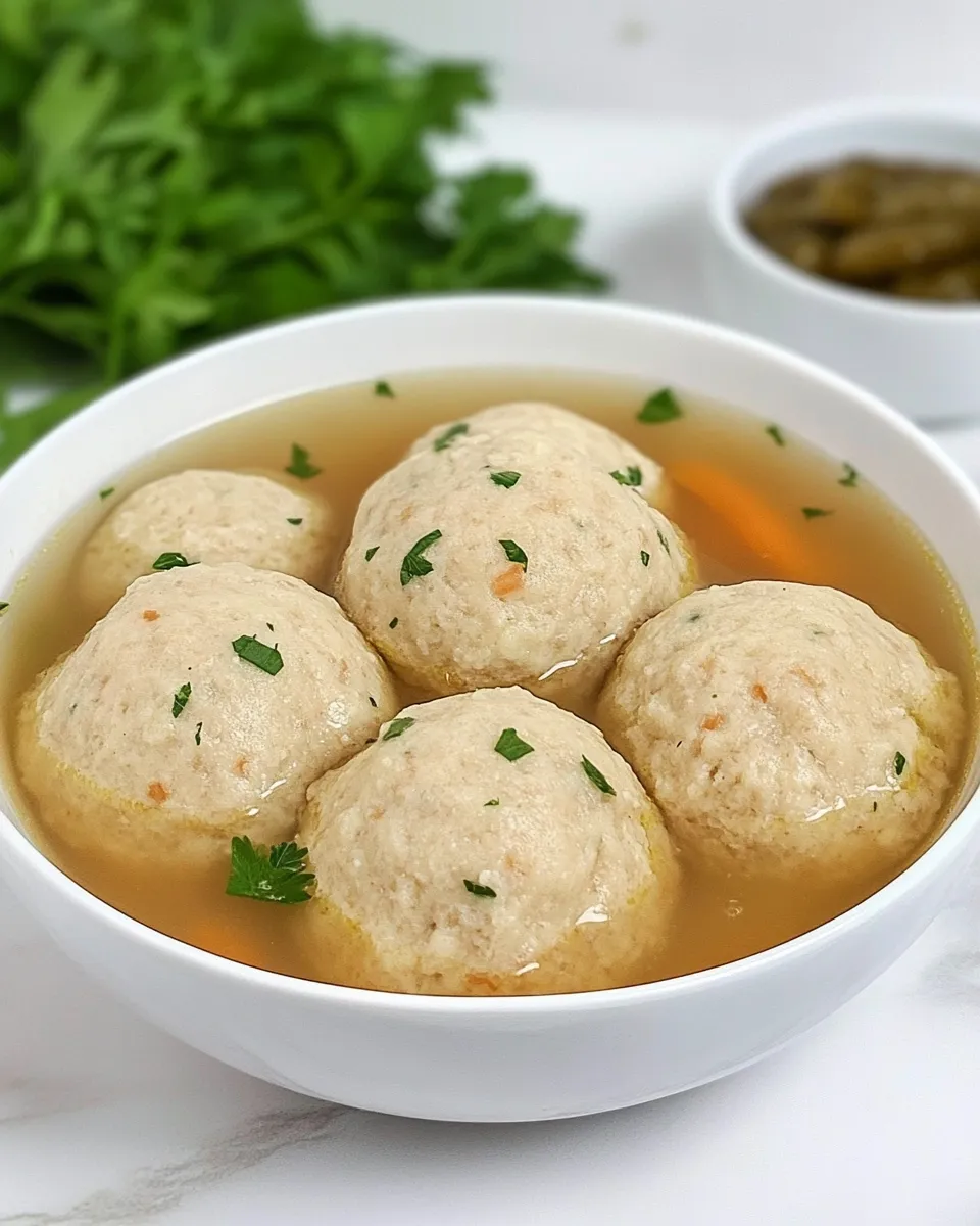 Easy Floater Matzo Balls recipe photo