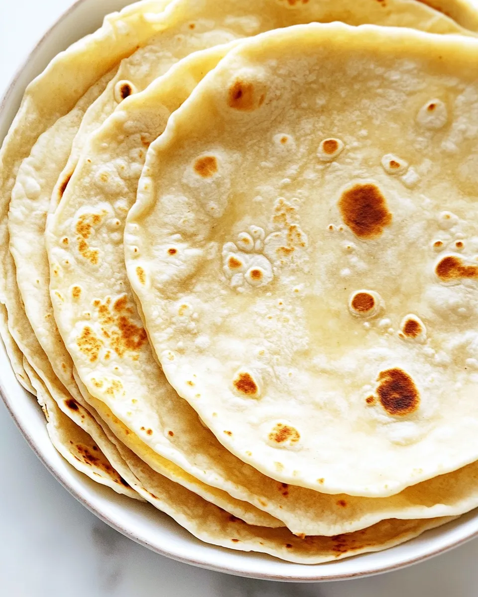 Homemade Flour Tortillas photo