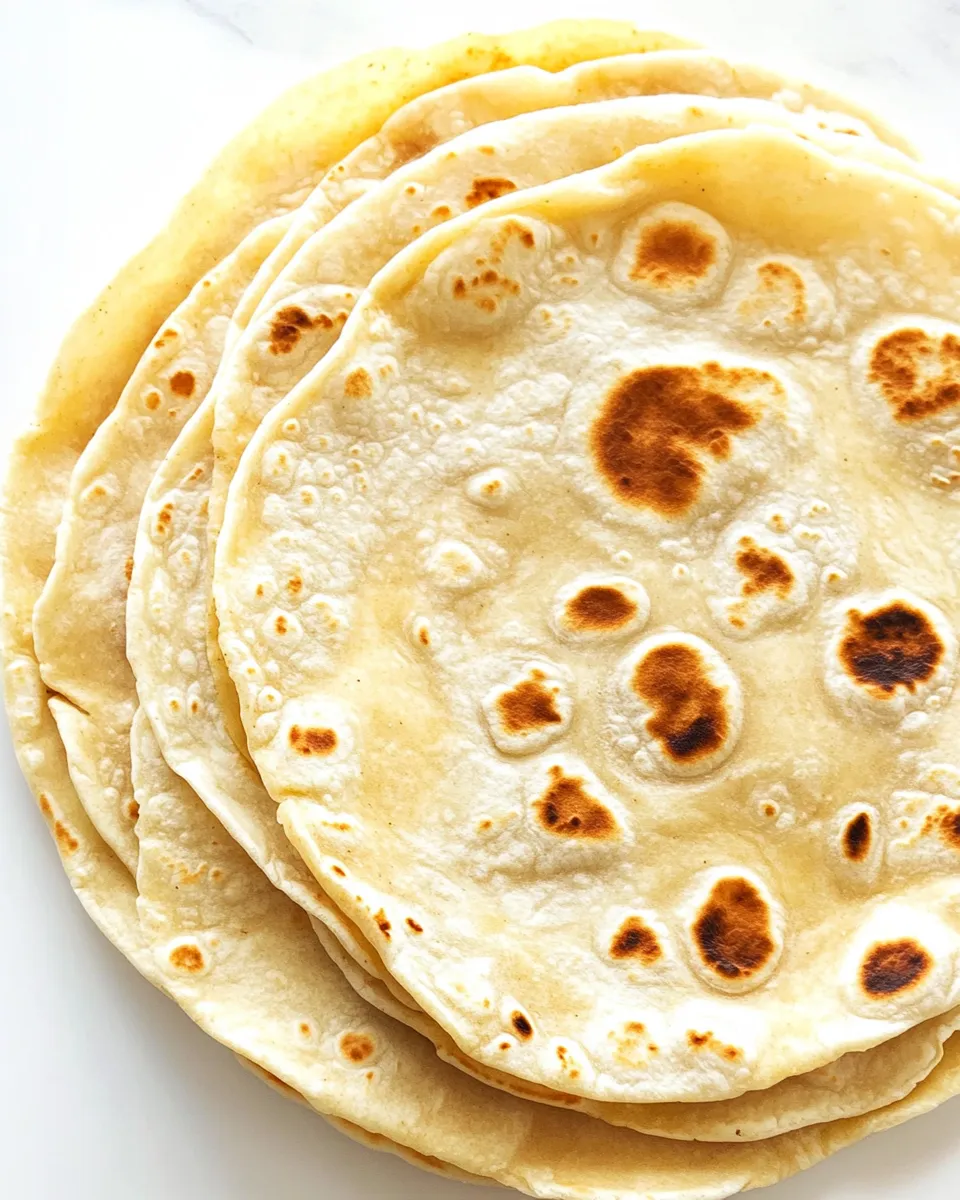 Delicious Flour Tortillas shot