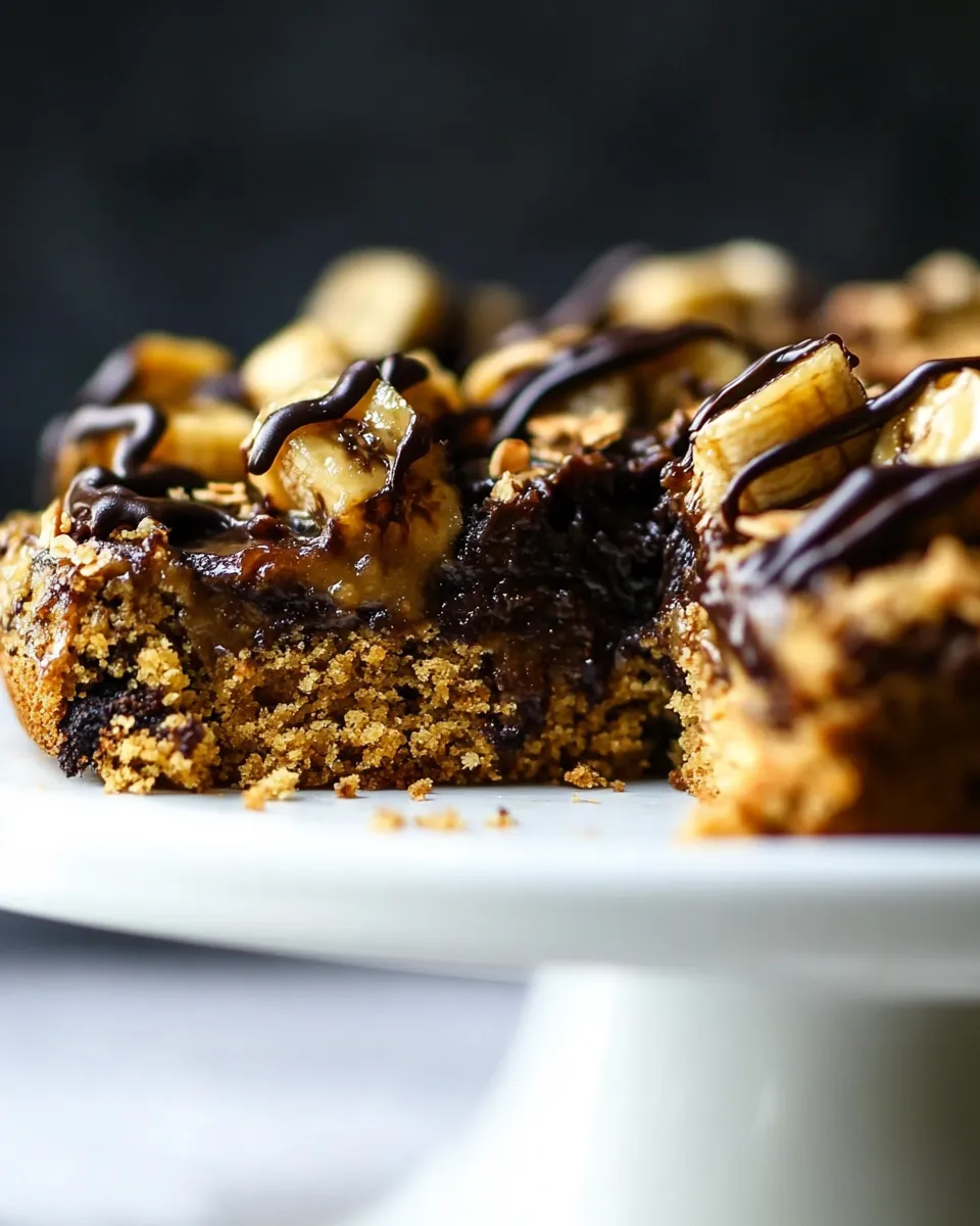 Healthy Flourless Banana Cake shot