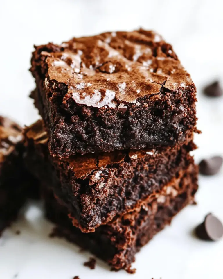 Homemade Flourless Chocolate Brownies photo